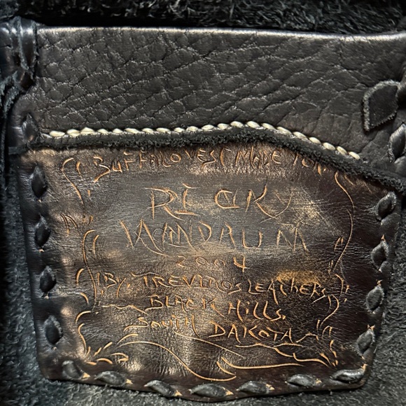 Black Leather Vest - Picture 6 of 6